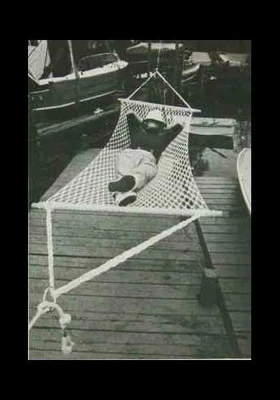 Cinturón Hamaca Nudo Cuadrado Banda para Sombrero HowTo PLANS Macramé Foto 1 de 2