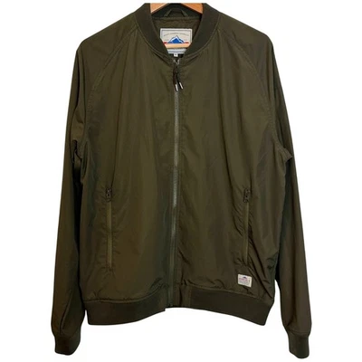 Chaqueta de bombardero Penfield Okenfield para hombre XL verde oliva cremallera completa abrigo de nailon exterior Foto 1 de 4