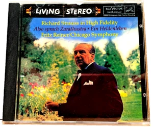 RCA Living Stereo CD: R. Strauss - Also Sprach, Ein Heldenleben, Reiner, 1993 CA - Picture 1 of 5