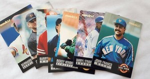 1993 Pinnacle baseball single card #304-#310