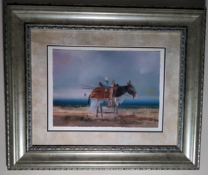 Bernard Louedin 'Reve de Jockey' enmarcado sobre papel 196/200 - Imagen 1 de 6