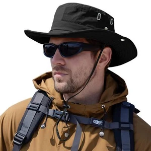Herren Sonnenhut Anglerhut Fischerhut Trekking Camping Reisen Outdoor UV Schutz - Bild 1 von 12