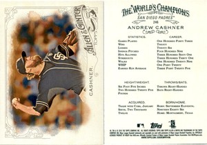 Andrew Cashner 2015 Topps Allen & Ginter Baseball Card 246  San Diego Padres