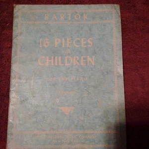 Bartok 16 Pieces for Children For The Piano Isidor Phillip 1951 - Picture 1 of 1
