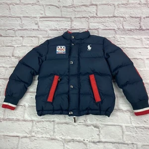 Ralph Lauren Kids Down Puffer Jacket 6X Team USA 2010 Opening Ceremony Winter - Picture 1 of 8
