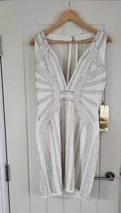 Wow Couture Gold Label Prom Dress - Size L RRP £ 150 - Picture 1 of 4