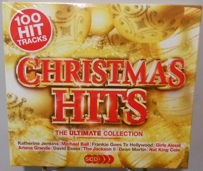 Weihnachten 5x CD Box 100 Christmas Hits Collection Songs zum Fest Advent #T1647 - Bild 1 von 3