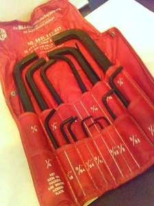 ALLEN 15 Piece Hex Key Set 663-L Made In USA - Picture 1 of 5
