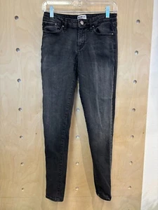 William Rast Black Mid Rise Dark Wash Classic Denim Prefect Skinny Jeans Size 28 - Picture 1 of 7