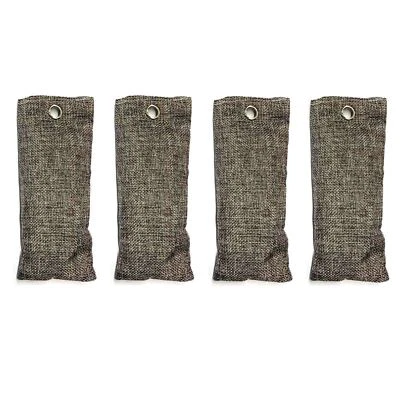 HAC24 4er Set Natürlicher Schuherfrischer | Schuhdeo Beutel | Aktivkohle Geruchskiller