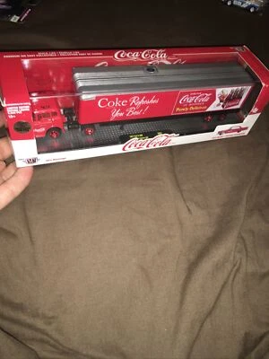 M2 Machines Hauler Coca Cola 1957 Ford C600 & 1957 Ford Fairlane 500 (READ) - Image 1 of 4
