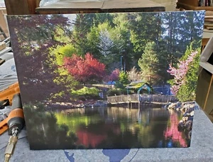 16x20 Canvas - Courthouse Pond - South Bend Washington - willapa near Raymond - Picture 1 of 3