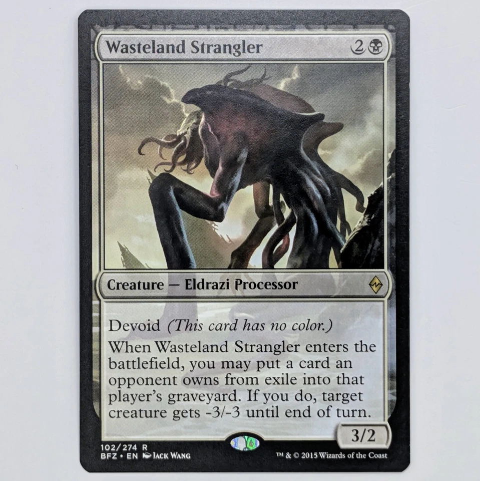 Wasteland Strangler Battle for Zendikar NM Magic Card MTG - Image 1 of 2