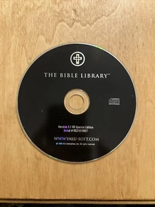 NIV Bible CD-ROM: The Bible Library (CD-ROM, 1998) Untested No Case - Picture 1 of 2