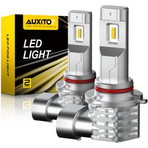 AUXITO 4300K Yellow/Amber 9145 9140 H10 LED Fog Light Driving DRL Projector Bulb - Picture 1 of 10