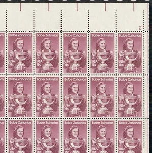 US #1932 BABE ZAHARIAS GOLFFER hoja como nueva de 50, en muy buen estado - Imagen 1 de 1