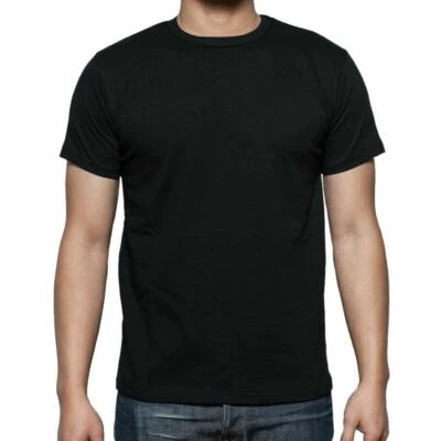 Army Issue BLACK Coolmax T Shirts - Size 200/120 XXL (46" Chest) - Pack of THREE
