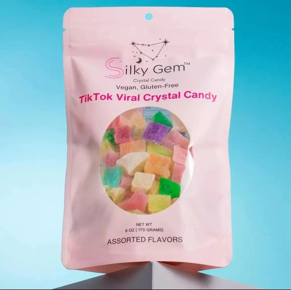 TikTok Viral Silky Gem Crystal Candy 6oz - Image 1 of 2