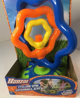 BANZAI Cyclone Spin Sprinkler Kids Water Toy - Image 1 of 4