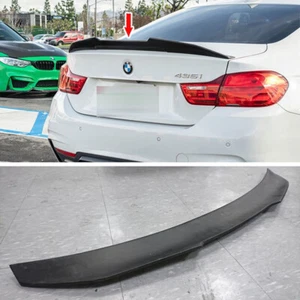 Unpainted For BMW 4 Series F32 Coupe PM Look High Kicks Trunk Spoiler 420i 430i - Picture 1 of 7