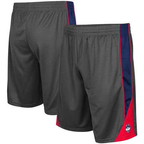 Men's Colosseum Charcoal UConn Huskies Turnover Shorts Cover