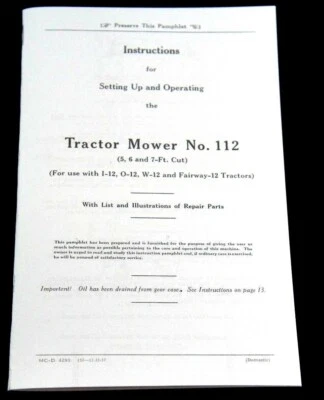 Cortacésped manual IH International Mcormick No 112 I-12 O-12 W-12 Fairway-12 Foto 1 de 4