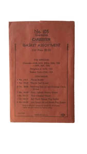 Carburetor #105 Vintage 1932 1933 Automobile 2 Original Gaskets Fit 3 Car Brands - Foto 1 di 5