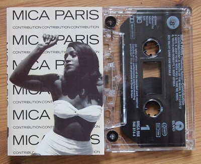 MICA PARIS - CONTRIBUTION (4th & BROADWAY BRCA558) 1990 UK CASSETTE SUPERB COND! - Image 1 of 3
