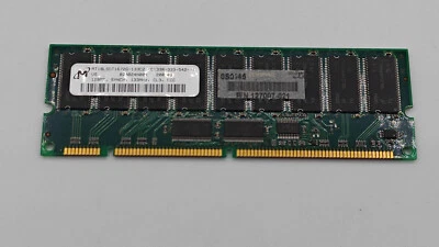 Micron MT18LSDT1672G-133 128MB PC133 133MHz ECC Registered CL3 3.3V 168-Pin - Image 1 of 2