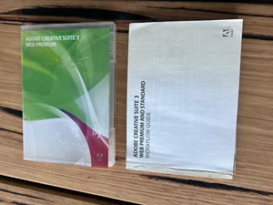 Adobe Creative Suite 3 Web Premium Software Serial Number DVDs - Picture 1 of 7