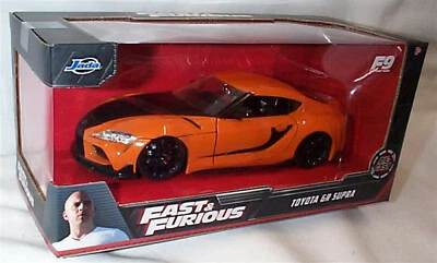 FAST & FURIOUS Toyota GR Supra 2020 Orange F9 1/24 SCALE DIECAST Jada 32097 RB - Image 1 of 2