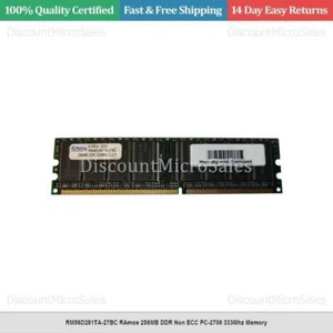 RM56D281TA-27BC RAmos 256MB DDR Non ECC PC-2700 333Mhz Memory - Picture 1 of 1