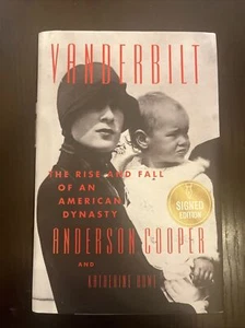 Anderson Cooper Signed Vanderbilt The Rise & Fall of an American Dynasty 1st Ed - Picture 1 of 3