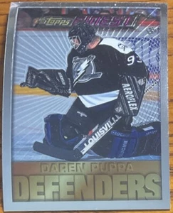 1995-96 Finest Defenders Silver UNCOMMON Daren Puppa #11 Tampa Bay Lightning - Picture 1 of 2
