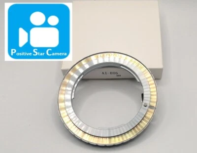 🎦👀✨Unused✨ Elefoto AI-EOS F Mount Lens Adapter Ring for Canon EF Mount Body - Image 1 of 4