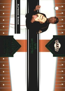 2005 Donruss Champions Impressions Green #366 Alfredo Simon /25