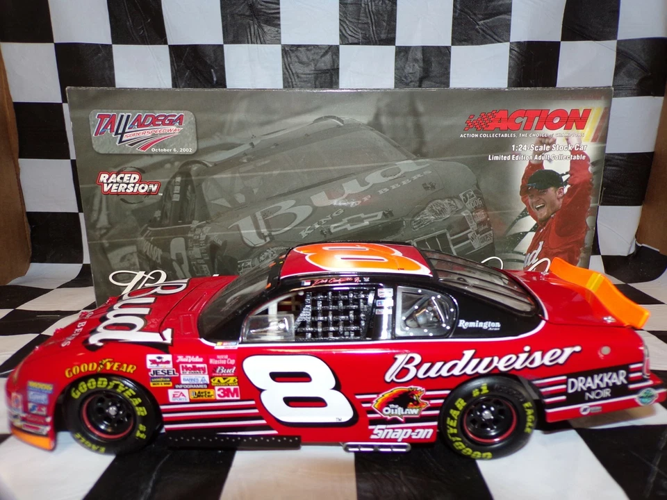 Action #8 Dale Earnhardt Jr 3rd Talladega Win Raced Version 2002 NASCAR