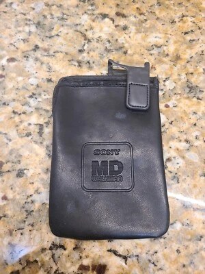 Sony 7 x 5" Soft Pouch MiniDisc MD Walkman with Vinyl Logo Sony MD Walkman FS - Image 1 of 2