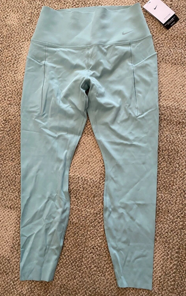 Nike Women's Universa Leggings w/Pockets 7/8 Length Sz. XS Turquoise DQ5897-309