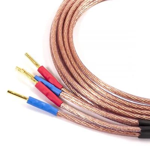 Cables de altavoz para audiófilos de alta definición Van Damme (4 mm). Banana Jacks - Imagen 1 de 2