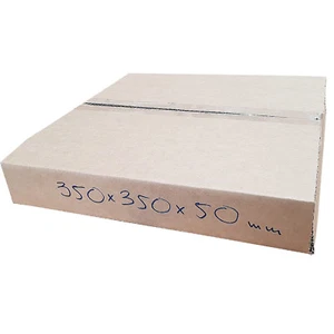 25-350x350x50mm Brown Large Medium Small Cardboard Boxes / carton Box available - Picture 1 of 3