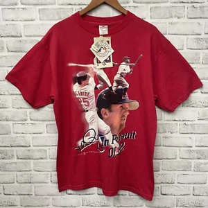 VTG NWT Mark McGuire Chase For 62 Baseball Tee Mens Size L USA - Picture 1 of 5