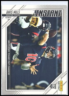 2021 Panini Instant NFL #153 Davis Mills RC - Image 1 of 2