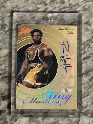 2023 AEW Upper Deck Power House Hobbs Ring Masters Auto SP #RM-18 - Image 1 of 2