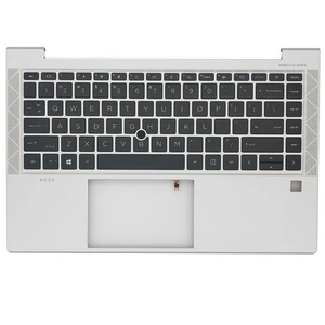 Replacement Upper Case Palmrest Backlit Keyboard Assembly for HP Elitebook 84... - Bild 1 von 6