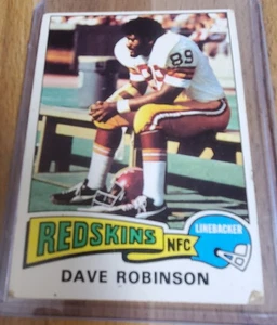 1975 Topps #46 Dave Robinson Washington Redskins - Picture 1 of 2