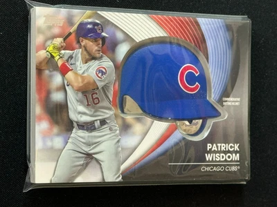 2022 Topps Update Patrick Wisdom Commemorative Batting Helmet #BH-PW - Image 1 of 2