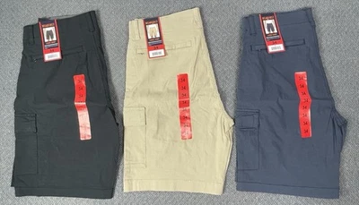 Wearfirst Men's Lot of 3 Cargo Shorts Black, Tan & Blue Pick Your Size NWT - Image 1 of 4