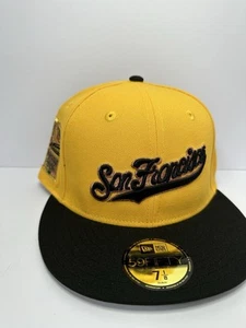 Hat Club X Rahnni Fitted San Francisco Giants Bruce Lee Size 7 1/8 DSWT New Era - Picture 1 of 7