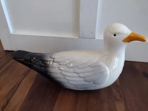 Vintage Ceramic Seagull Bird Figurine Nautical Seashore Decor Ocean - Picture 1 of 10